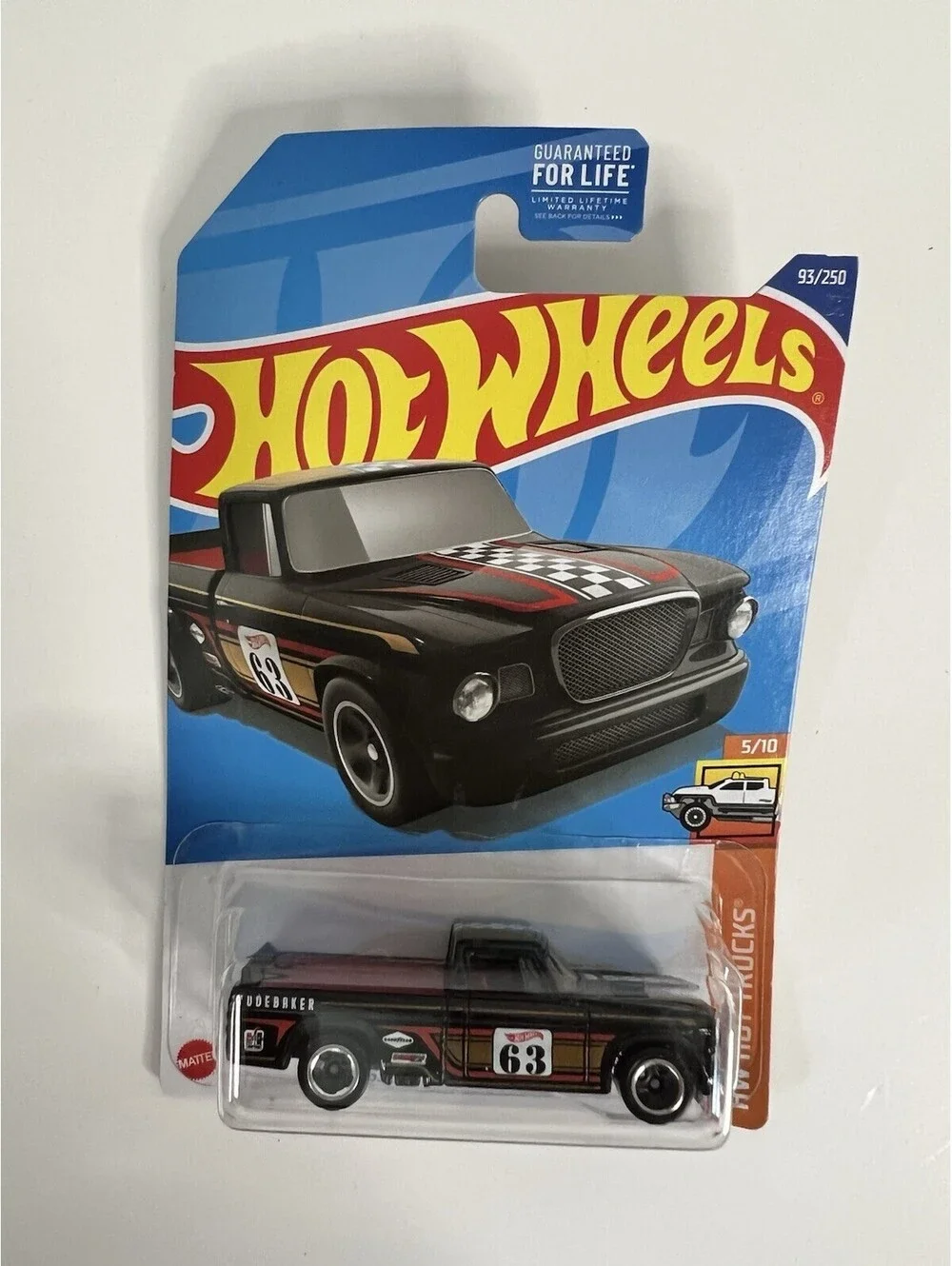 Hotwheels '63 Studebaker  Champ HW Hot Trucks 93/250 5/10